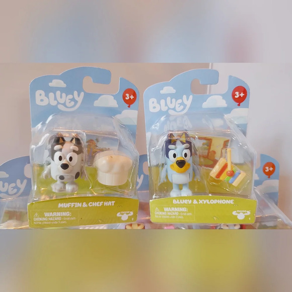 Bluey Lot 6pcs: Grannies, Chloe, Bingo, Bluey, Muffin - Picture 2 of 7